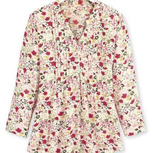 Long Floral Women's Shirt